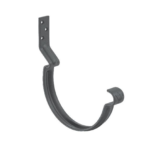 Водосток Aquasistem, Система 125/90 - Крюк крепления желоба короткий RR 23 Маренго matt купить в Каменск-Шахтинском