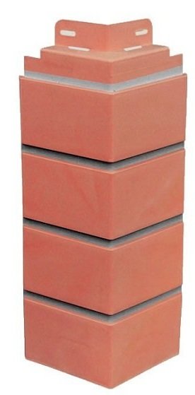 Угол к фасадной панели SteinDorf Кирпич красный с прокрашенными швами купить в Каменск-Шахтинском