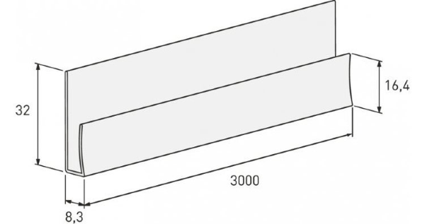 Стартовая планка для отделочных панелей Vox купить в Каменск-Шахтинском