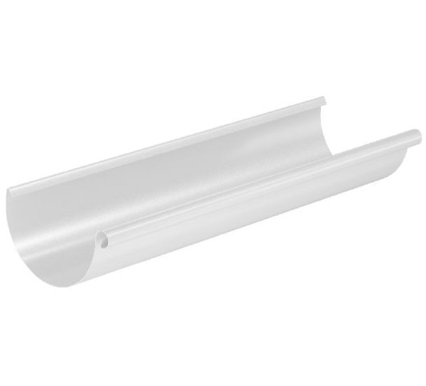 Водосток Aquasistem, система 125x90 - Водосточный желоб 3.00м RR 20 Мраморно-белый купить в Каменск-Шахтинском