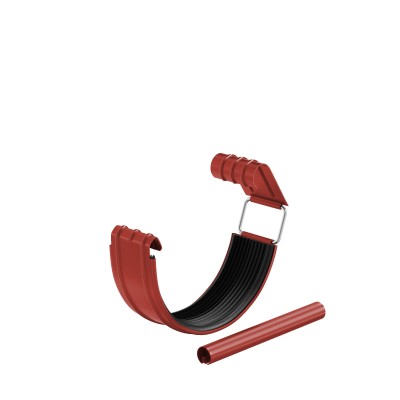 Водосток Aquasistem, система 125x90 - Соединитель желоба в комплекте RR 29 Бургундский