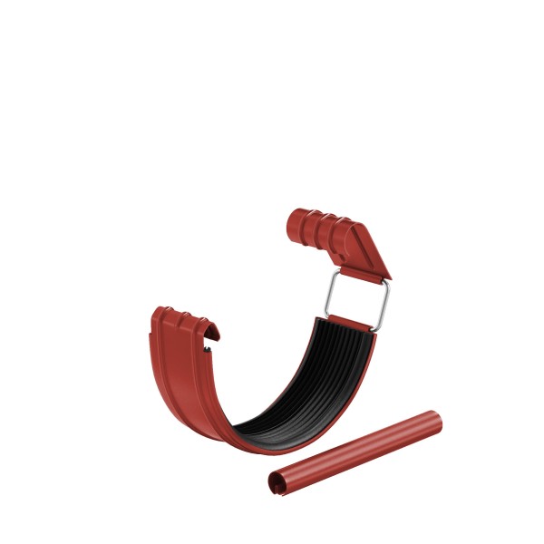 Водосток Aquasistem, система 125x90 - Соединитель желоба в комплекте RR 29 Бургундский купить в Каменск-Шахтинском