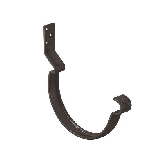 Водосток Aquasistem, система 125x90 - Крюк крепления желоба короткий RR 32 Тёмно Коричневый купить в Каменск-Шахтинском