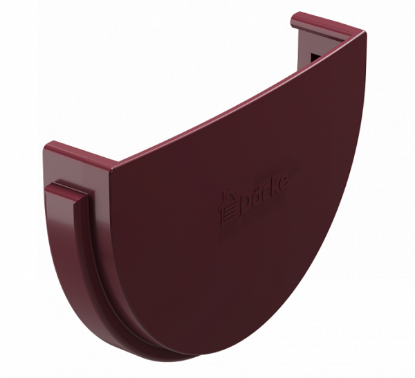 Заглушка желоба ПВХ Docke STANDART красный купить в Каменск-Шахтинском