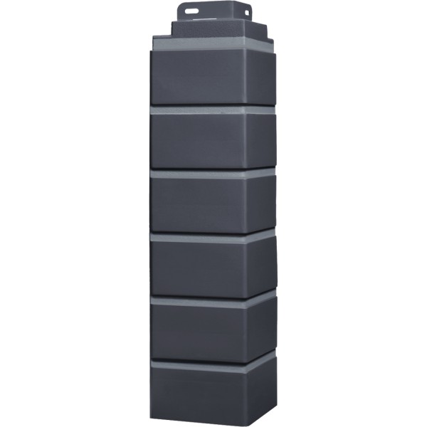 Угол Фасайдинг Серия «Кирпич клинкерный» Графит купить в Каменск-Шахтинском