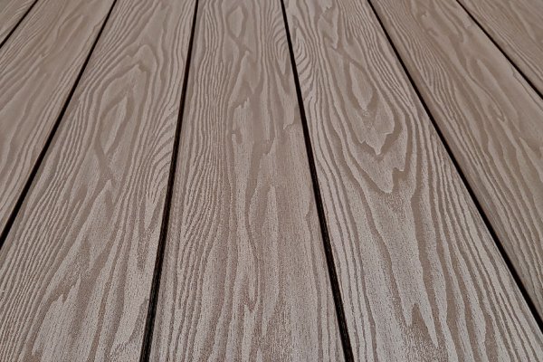 Террасная доска из ДПК Terrapol Смарт 3D Полнотелая с пазом Тик Киото купить в Каменск-Шахтинском