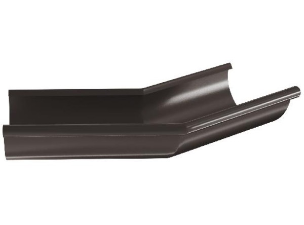 Водосток Aquasistem, система 150/100 - Угол желоба, наружный 135° RR 32 Тёмно-Коричневый купить в Каменск-Шахтинском