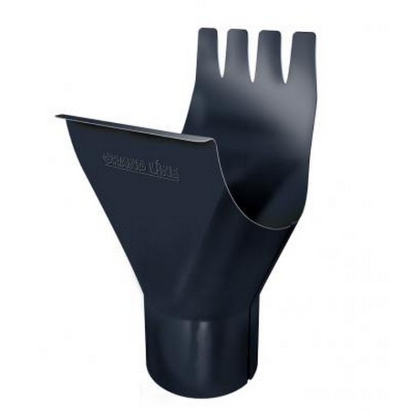 Водосток Grand Line 150x100 – Воронка желоба RAL 7024 купить в Каменск-Шахтинском