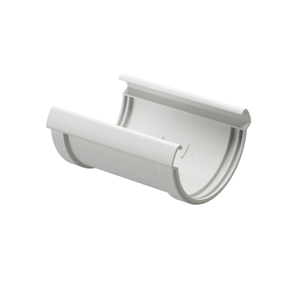 Соединитель Желоба Docke Lux ПВХ Пломбир купить в Каменск-Шахтинском