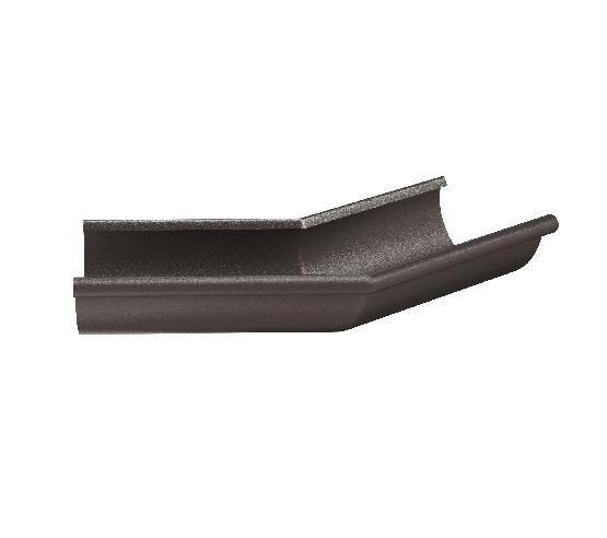 Водосток Aquasistem, Система 150/100 - Угол желоба, наружный 135° RR 32 Тёмно-коричневый matt купить в Каменск-Шахтинском