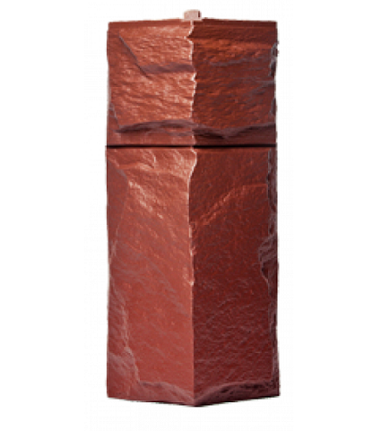 Угол T-Сайдинг-Гранит Леон Красный купить в Каменск-Шахтинском