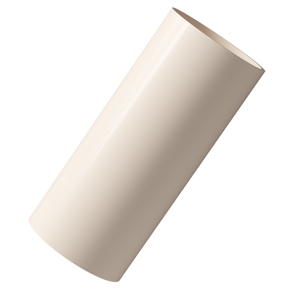 Труба водосточная 3м Docke Lux ПВХ Латте купить в Каменск-Шахтинском