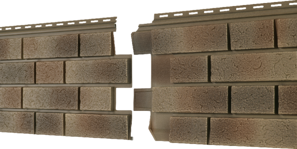 Фасадная панель Ю-пласт Стоун Хаус S-Lock Клинкер Нордик песок купить в Каменск-Шахтинском