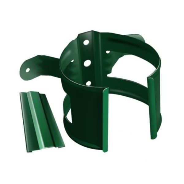 Водосток Grand Line 125x90 – Хомут трубы (на дерево) RAL 6005 купить в Каменск-Шахтинском