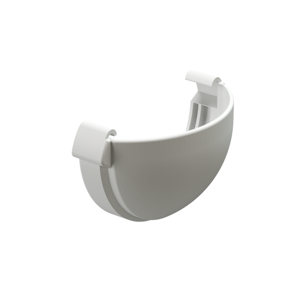 Заглушка желоба Docke Lux ПВХ Пломбир купить в Каменск-Шахтинском