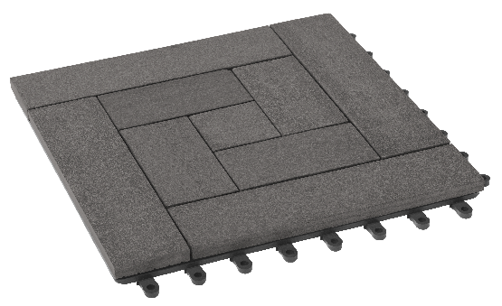 Модульный паркет ДПК GRINDERDECO Люкс 10 Серый базальт купить в Каменск-Шахтинском