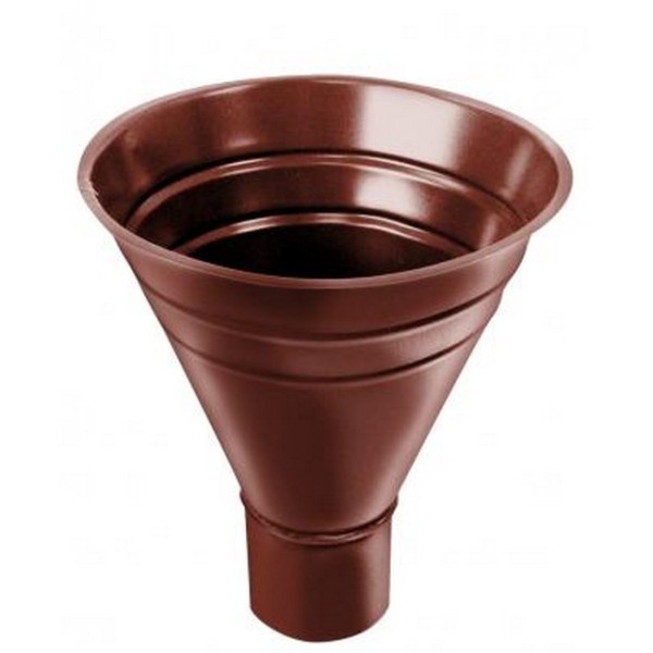 Водосток Grand Line 125x90 –  Воронка водосборная RAL 8004 купить в Каменск-Шахтинском