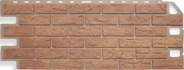 Фасадная панель Цокольный сайдинг Альта-профиль - коллекция "кирпич", кирпич бежевый купить в Каменск-Шахтинском