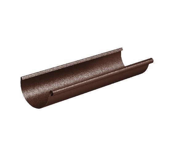 Водосток Aquasistem, Система 125x90 - Желоб водосточный 3 метра RAL 8017 Коричневый matt купить в Каменск-Шахтинском