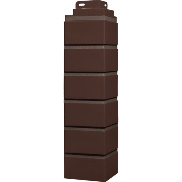 Угол Фасайдинг Серия «Кирпич клинкерный» Жженный купить в Каменск-Шахтинском