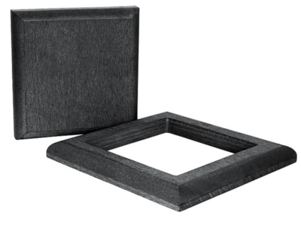 Комплект крышка и юбка ДПК для столба Polivan DENPASAR черный купить в Каменск-Шахтинском