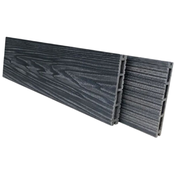 Террасная доска NanoWood Comfort 3D тиснение + вельвет Графит купить в Каменск-Шахтинском