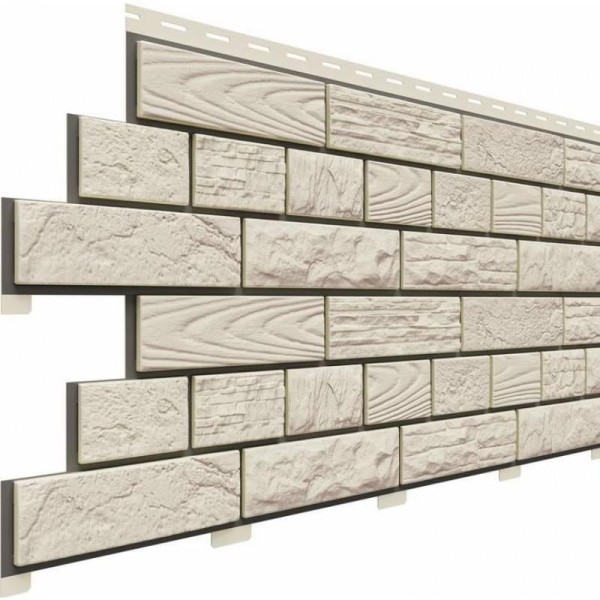 Фасадные панели (Цокольный Сайдинг) Доломит Москва Мраморный купить в Каменск-Шахтинском