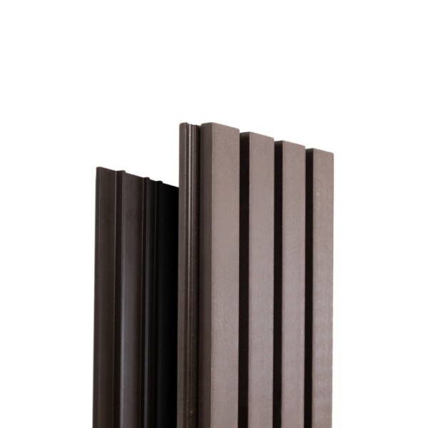 Фасадная доска Ecodecking Техно реечная 200х26х3000 Венге купить в Каменск-Шахтинском
