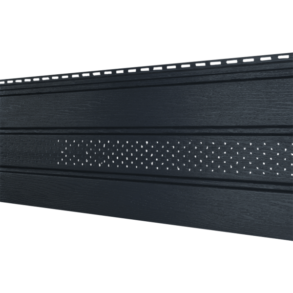 Софит Ю-Пласт Классический, перфорация по центру графит купить в Каменск-Шахтинском