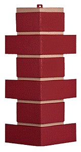 Угол T-Сайдинг - Кирпич Модерн Красный купить в Каменск-Шахтинском