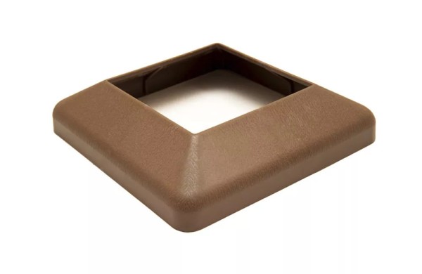 Крышка нижняя ПВХ для столба Deckart 125х125 Шоколад купить в Каменск-Шахтинском