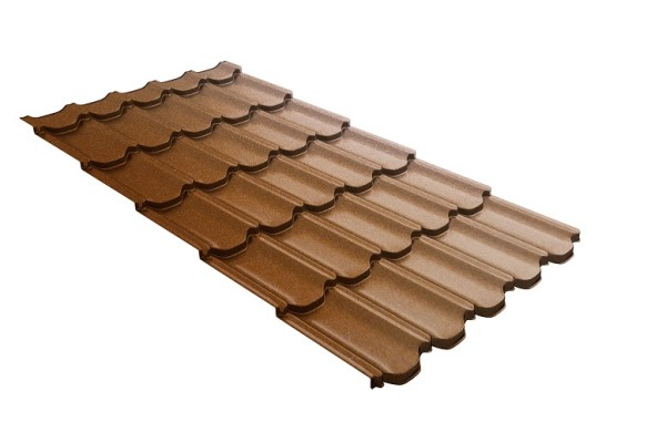 Металлочерепица квинта плюс с 3D резом 0,5 Quarzit Cuprum Steel купить в Каменск-Шахтинском