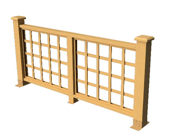 Ограждения декоративное ДПК GRINDERDECO Дувр песчаник купить в Каменск-Шахтинском