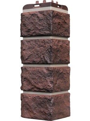 Угол наружный Grand Line Колотый Камень Кофе, Шов темно-бежевый купить в Каменск-Шахтинском