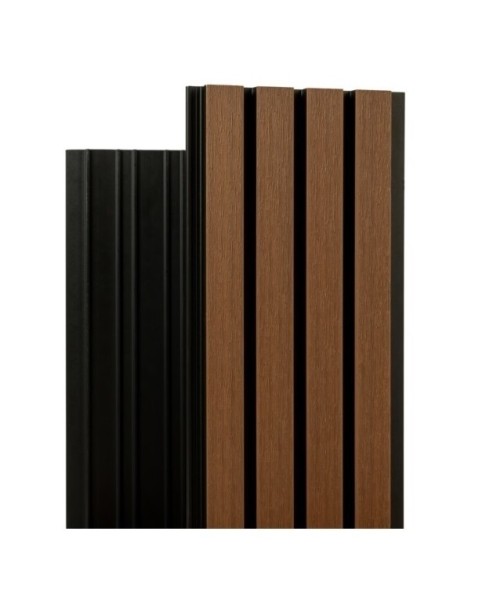 Фасадная реечная панель Ecodecking Скай коэкструзия 200х20х3000 Тик купить в Каменск-Шахтинском