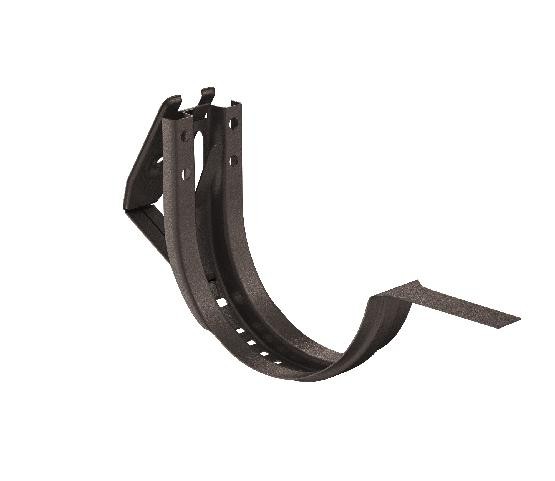 Водосток Aquasistem, Система 125x90 - Крюк крепления желоба короткий регулируемый RR 32 Тёмно-коричневый matt купить в Каменск-Шахтинском