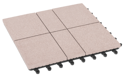 Модульный паркет ДПК GRINDERDECO Люкс 8 Выбеленный дуб