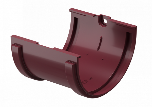 Соединитель желобов ПВХ Docke STANDART красный купить в Каменск-Шахтинском