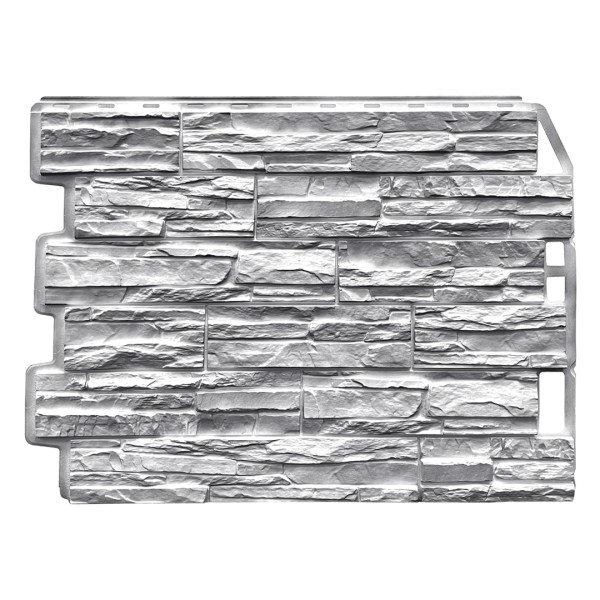 Фасадная панель FineBer, Скол - Светло-серый купить в Каменск-Шахтинском