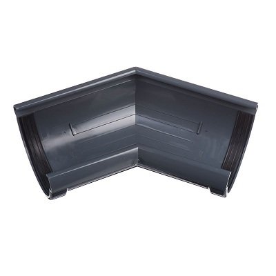 Угол желоба универсальный 135° Docke Lux ПВХ - Графит купить в Каменск-Шахтинском