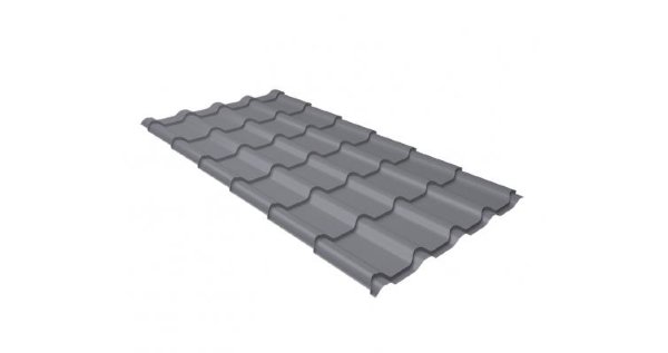 Металлочерепица камея 0,5 Satin RAL 7004 сигнальный серый купить в Каменск-Шахтинском