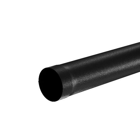 Водосток Aquasistem, система 125x90 - Труба водосточная 3.00м RAL 9005 Чёрный купить в Каменск-Шахтинском