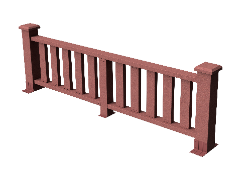 Ограждения декоративное ДПК GRINDERDECO  Эрес мербау купить в Каменск-Шахтинском