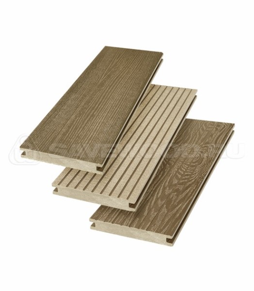 Террасная доска SW Fraxinus (R) полнотелая «SaveWood» Тик купить в Каменск-Шахтинском