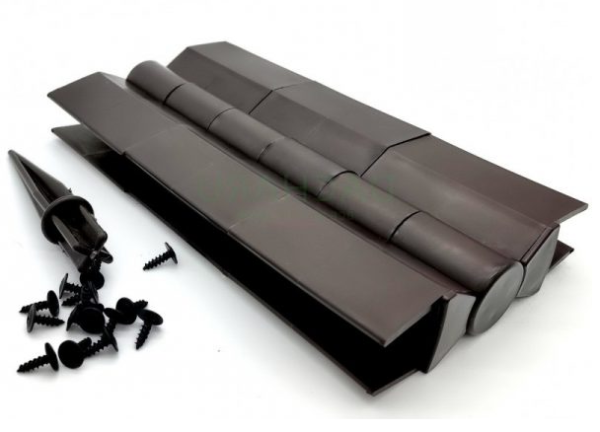 Угловой (стыковочный) шарнир для грядкок ДПК 225мм чёрный купить в Каменск-Шахтинском