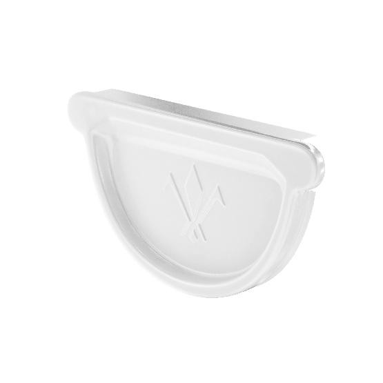 Водосток Aquasistem, система 125x90 - Заглушка универсальная с резиновым уплотнителем RR 20 Белый купить в Каменск-Шахтинском