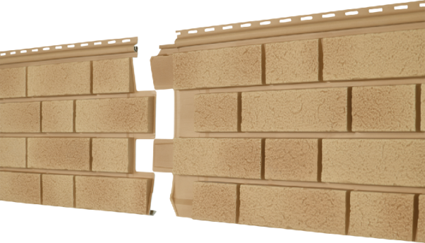 Фасадная панель Ю-пласт Стоун Хаус S-Lock Клинкер Балтик светлая медь купить в Каменск-Шахтинском