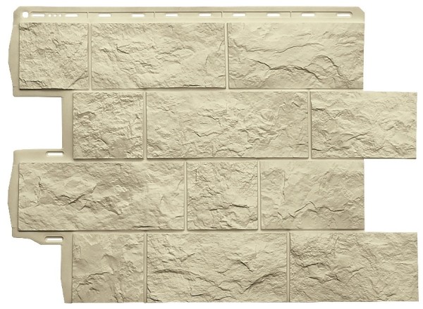 Фасадная панель Альта-Профиль Туф ЭКО Песчаный купить в Каменск-Шахтинском