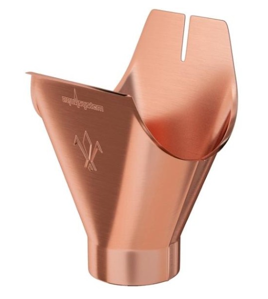 Водосток Aquasistem, система 150/100 - Воронка желоба медная купить в Каменск-Шахтинском