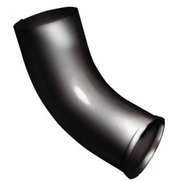 Водосток Grand Line 125x90 – Колено сливное RAL 9005 купить в Каменск-Шахтинском